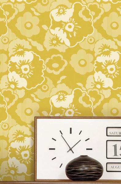 Mini Moderns Alice Mustard wallpaper