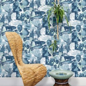 Mini Moderns Art Room Chalkhill Blue wallpaper