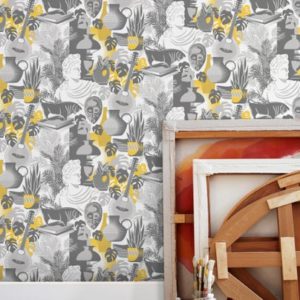 Mini Moderns Art Room Concrete wallpaper