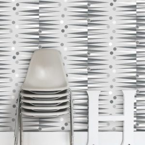 Mini Moderns Backgammon Concrete wallpaper