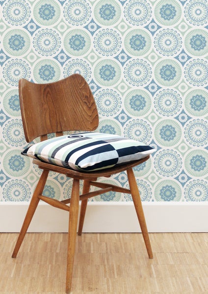 Mini Moderns Darjeeling Chalkhill Blue wallpaper