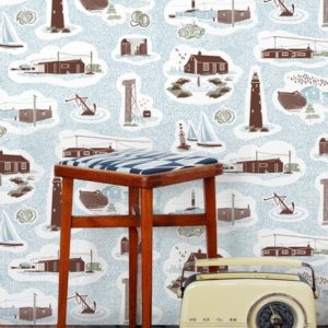 Mini Moderns Dungeness Chalkhill Blue wallpaper