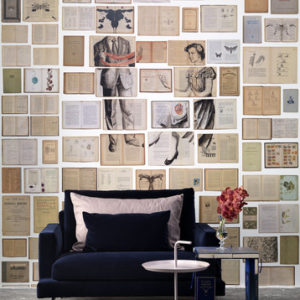 nlxl Man & woman wallpaper mural 3 drops EKA-04 by Ekaterina Panikanova
