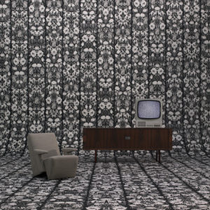 nlxl Withered Flowers Black wallpaper roll of wallpaper JOB-06 by Studio Job