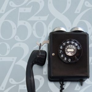 Mini Moderns Knock Knock Powder Paint Blue wallpaper