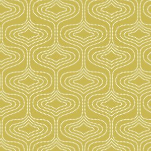Layla Faye Whistle Dots Meadow Mustard Wallpaper