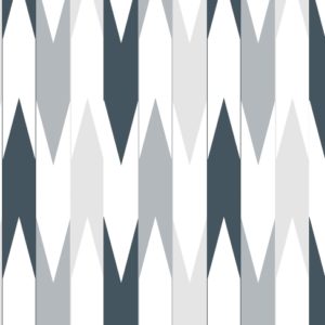 Layla Faye Arrows Grey Strips Wallpaper