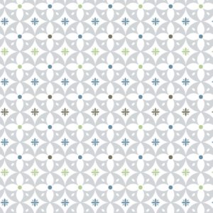 Layla Faye Flower Breeze Grey Cadet Wallpaper