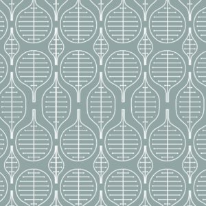 Layla Faye Little Leaves Gainsborough Grey Wallpaper