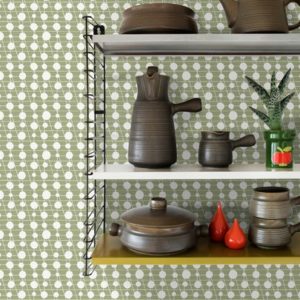 Mini Moderns Pavilion British Lichen wallpaper