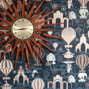 Mini Moderns Pleasure Gardens Midnight and Copper wallpaper