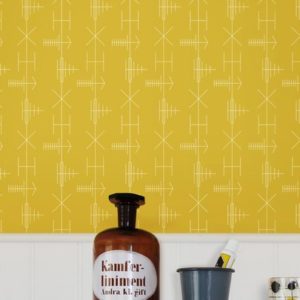 Mini Moderns Transmission Mustard wallpaper