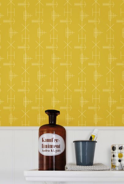 Mini Moderns Transmission Mustard wallpaper