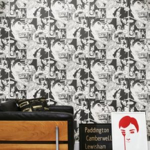 Mini Moderns True Romance Welsh Slate wallpaper