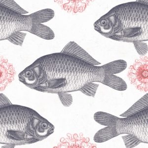 Mind The Gap Fish Neutral wallpaper