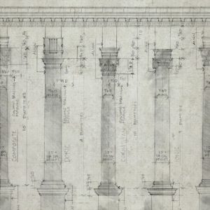 Mind The Gap Colonnade Sand wallpaper