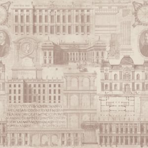 Mind The Gap Vitruvius Taupe wallpaper