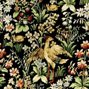 Mind The Gap Floral Tapestry wallpaper
