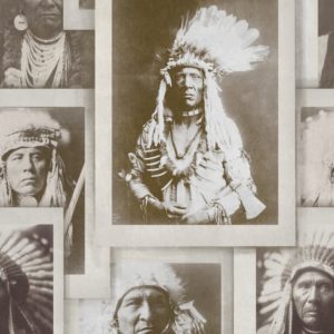Mind The Gap Indian Chiefs Sepia wallpaper