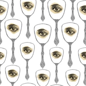 Mind The Gap Mirror's Eye Neutral wallpaper