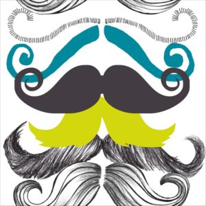 Mind The Gap Different Moustaches wallpaper