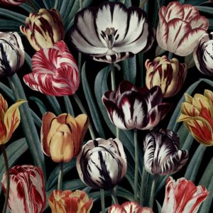 Mind The Gap Tulipa Dark wallpaper