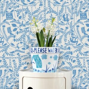 Mini Moderns We Had Everything China Blue wallpaper