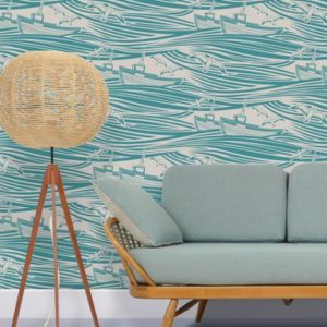 Mini Moderns Whitby Lido wallpaper