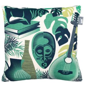 Mini Moderns Art Room Coash Emerald cushion