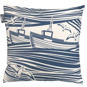 Mini Moderns Whitby Washed Denim cushion