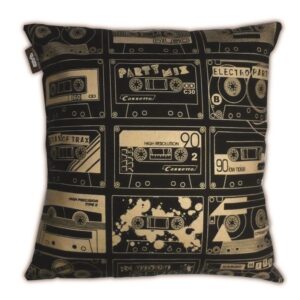 Mini Moderns C-60 Chalkboard and Gold cushion