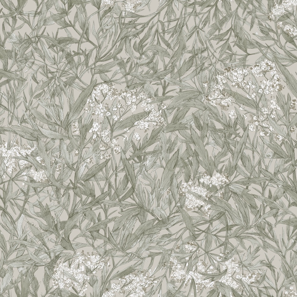 Sandberg Wallpaper Kolonin Malin sage green