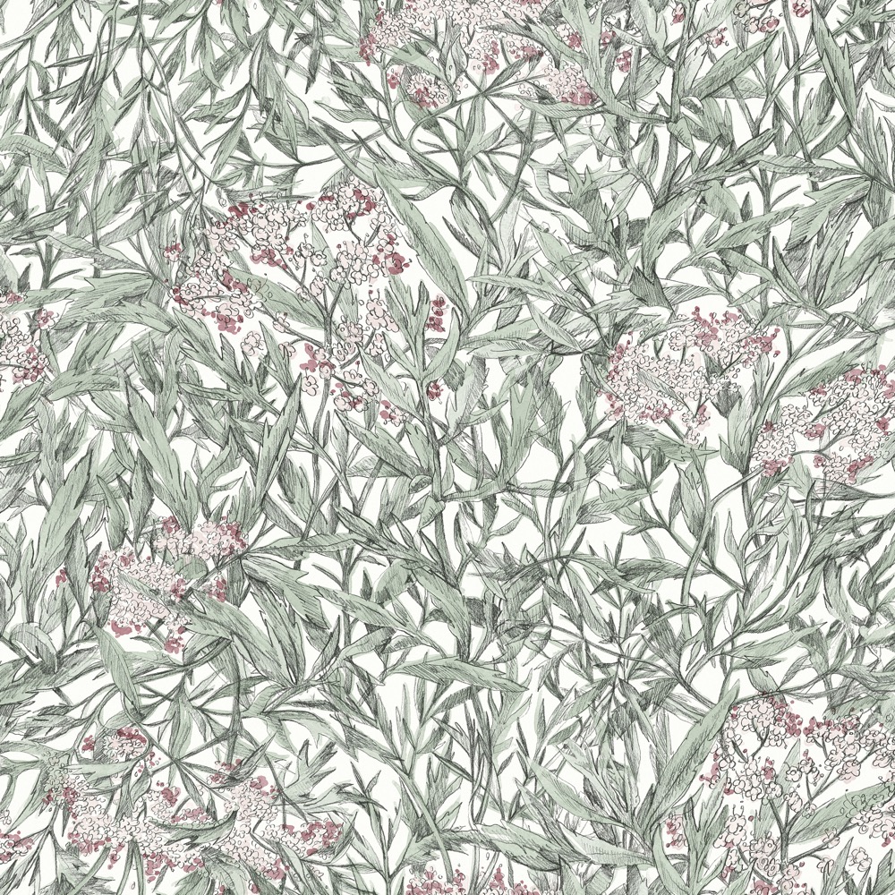 Sandberg Wallpaper Oas Malin green