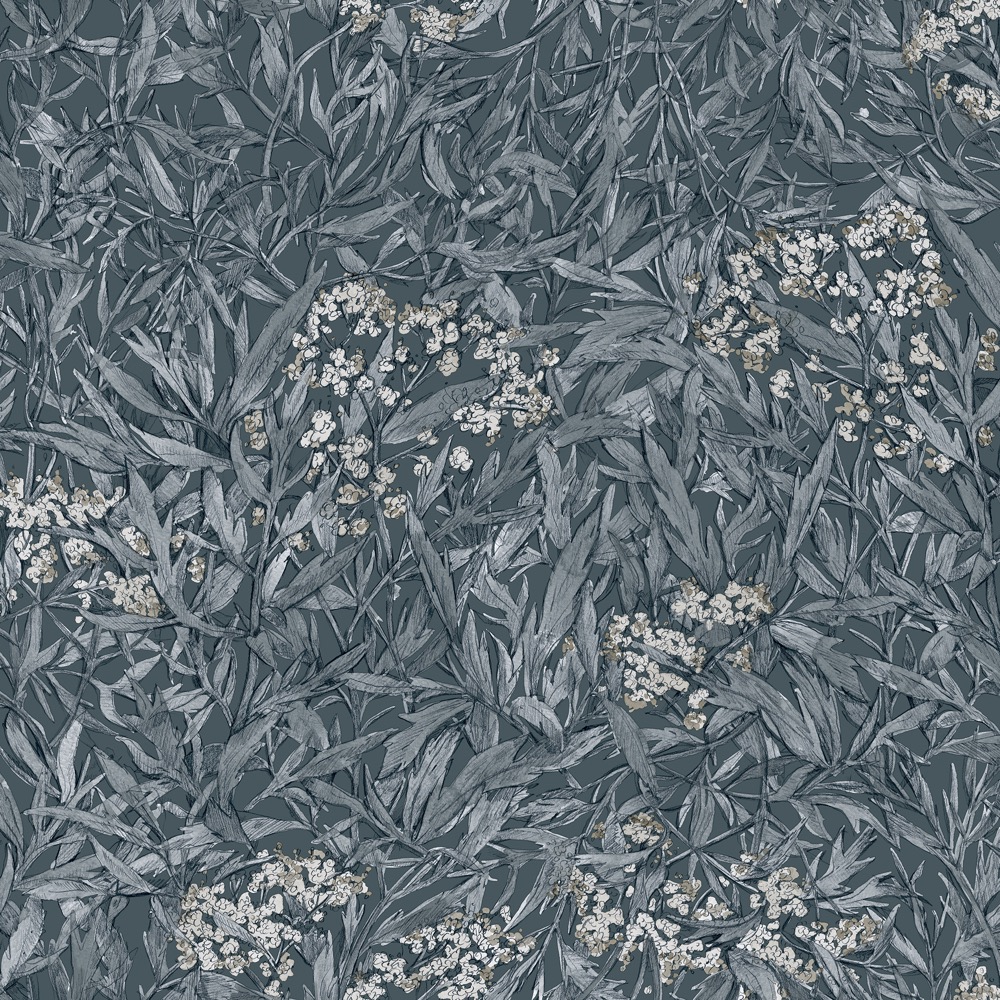 Sandberg Wallpaper Kolonin Malin indigo blue
