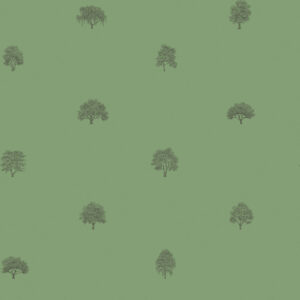 Sandberg Wallpaper Arboretum Arboretet dark green