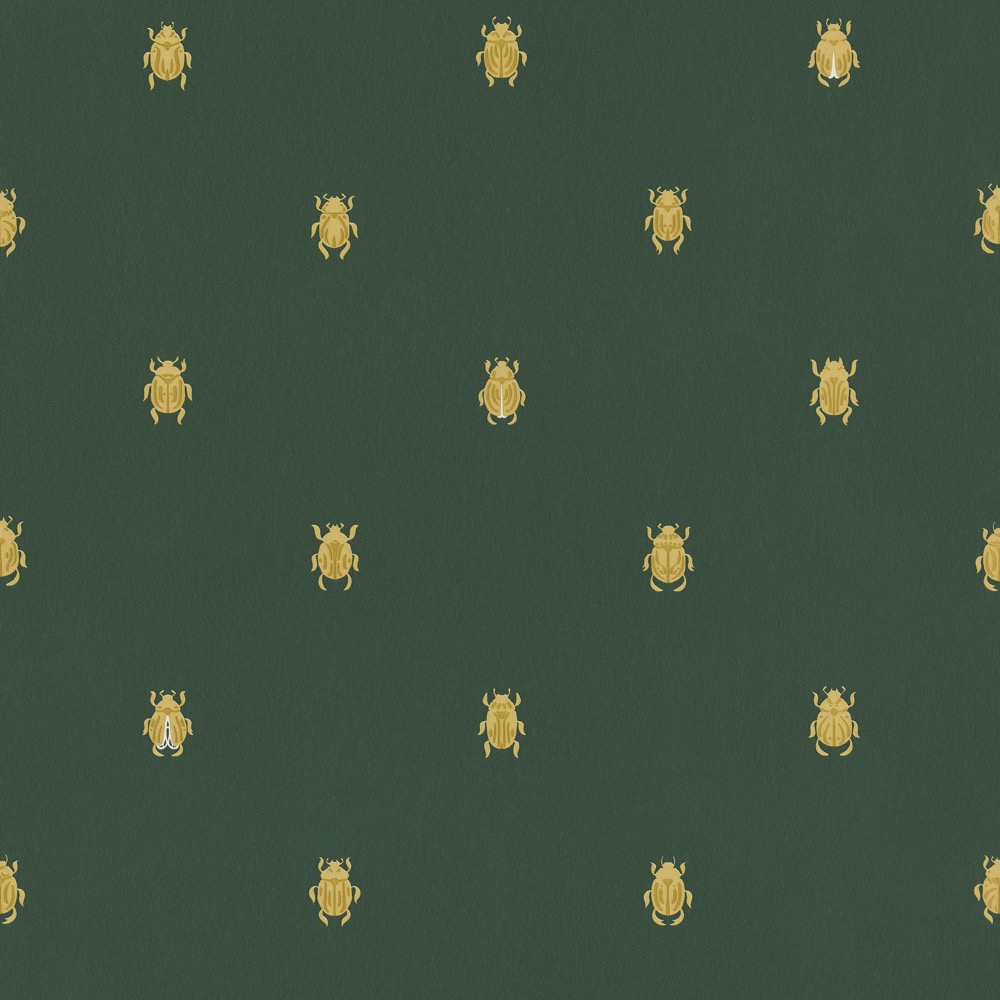 Sandberg Wallpaper LHotel Audrey dark green