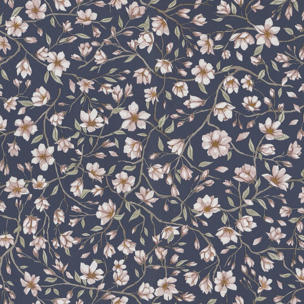 Sandberg Wallpaper Nippon Sakura dark blue