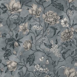 Sandberg Wallpaper Kolonin Linda misty blue