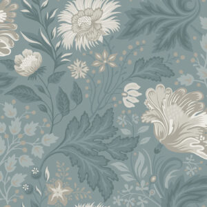 Sandberg Wallpaper Familj II Ava indigo blue