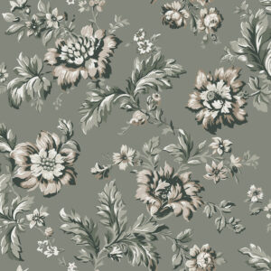 Sandberg Wallpaper Ett Hem Rosenholm forest green
