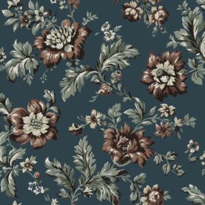 Sandberg Wallpaper Ett Hem Rosenholm midnight blue