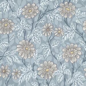 Sandberg Wallpaper Villa Dalarö Zinnia blue