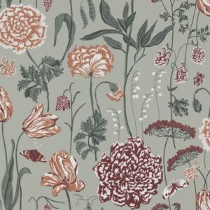 Sandberg Wallpaper LHotel Aurelie turquoise