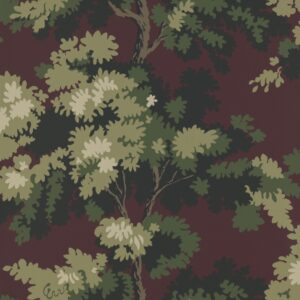 Sandberg Wallpaper LHotel Raphael dark red