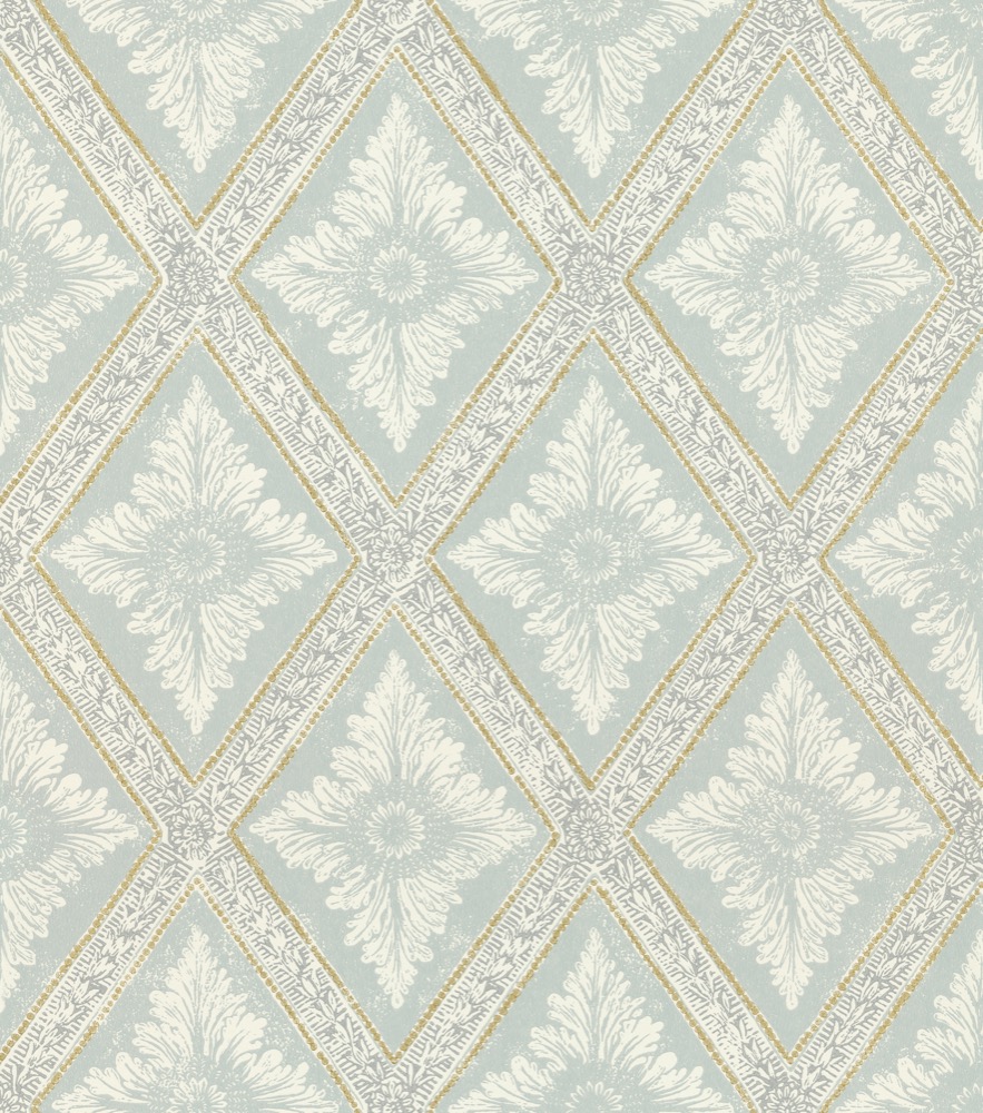Sandberg Wallpaper Arv Ludvig turquoise