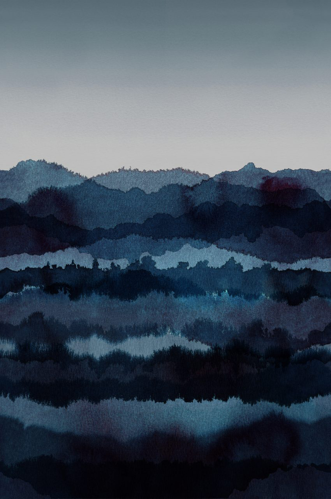 Sandberg Wallpaper Special Edition Midnatt dark blue