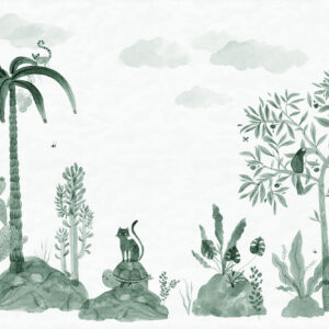 Sandberg Wallpaper Familj II Wilton jade
