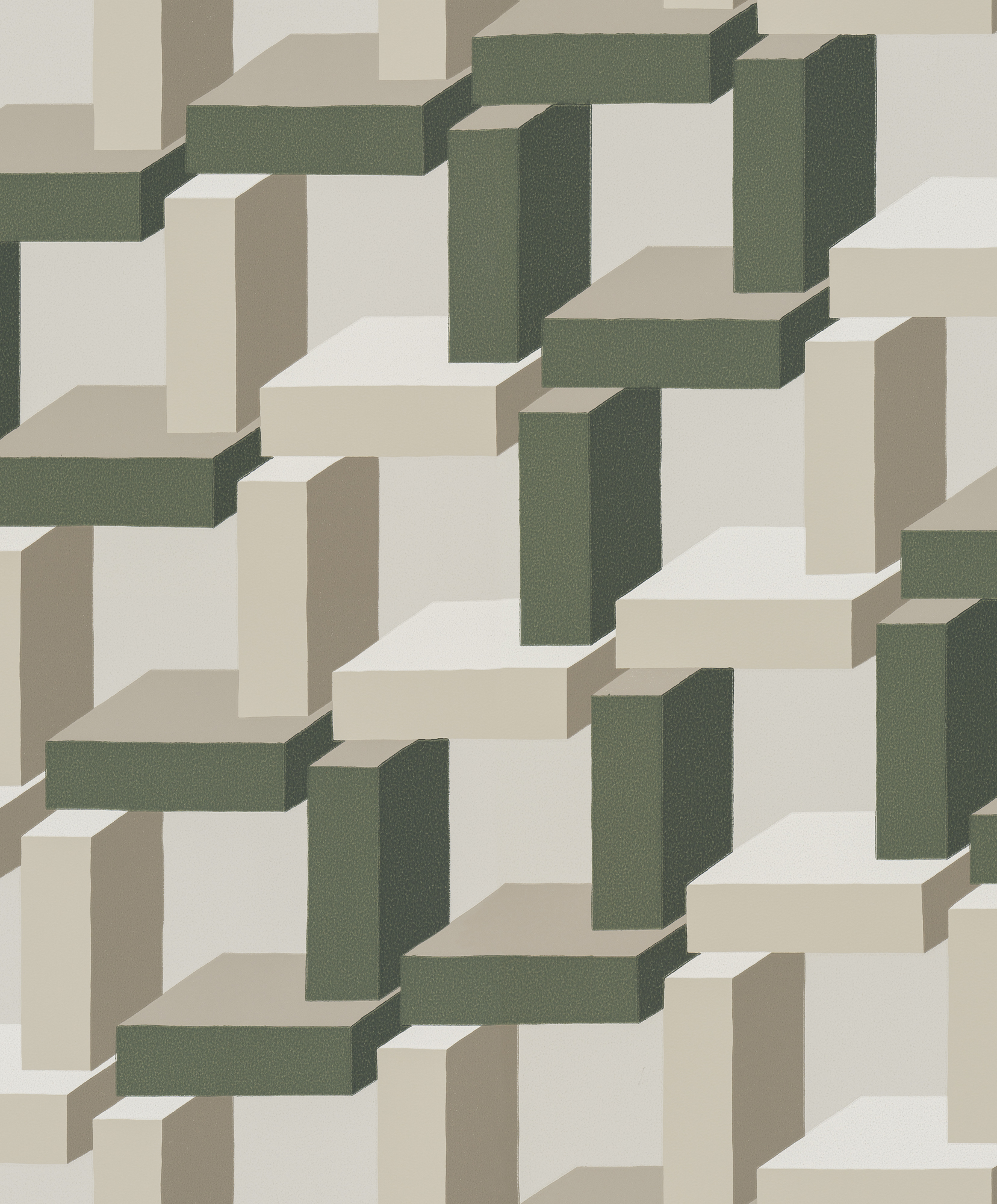 Sandberg Wallpaper LHotel Christian green