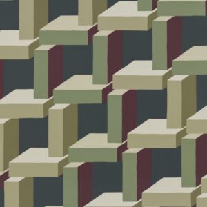 Sandberg Wallpaper LHotel Christian dark red