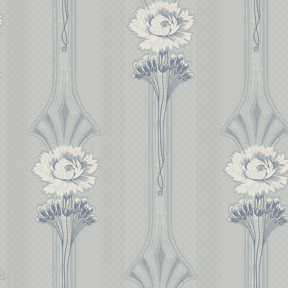 Sandberg Wallpaper Ett Hem Margareta powder blue